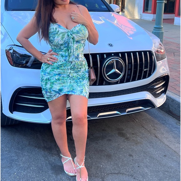 BEBE OCEAN TROPICAL PRINT SET - Picture 2 of 6